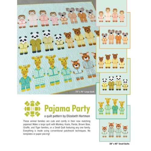 EH090 Pajama Party Quilt Pattern by Elizabeth Hartman