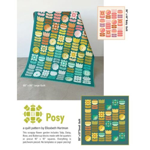 EH091 Posy Quilt Pattern by Elizabeth Hartman