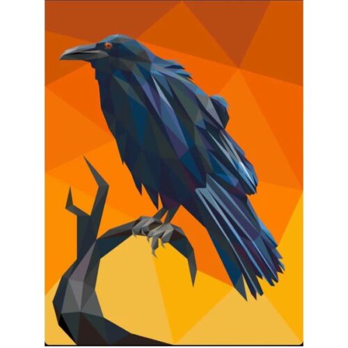 Edgar the Raven Foundation Paper-Piecing Pattern