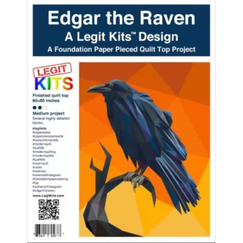 Edgar the Raven Foundation Paper-Piecing Pattern