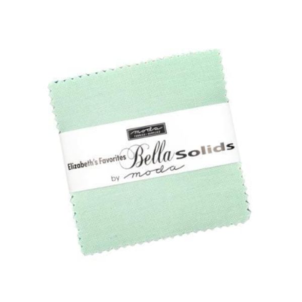 Elizabeth's Favourites Bella Solids 2.5 Mini Charm Pack (42 pcs) by Elizabeth Hartman