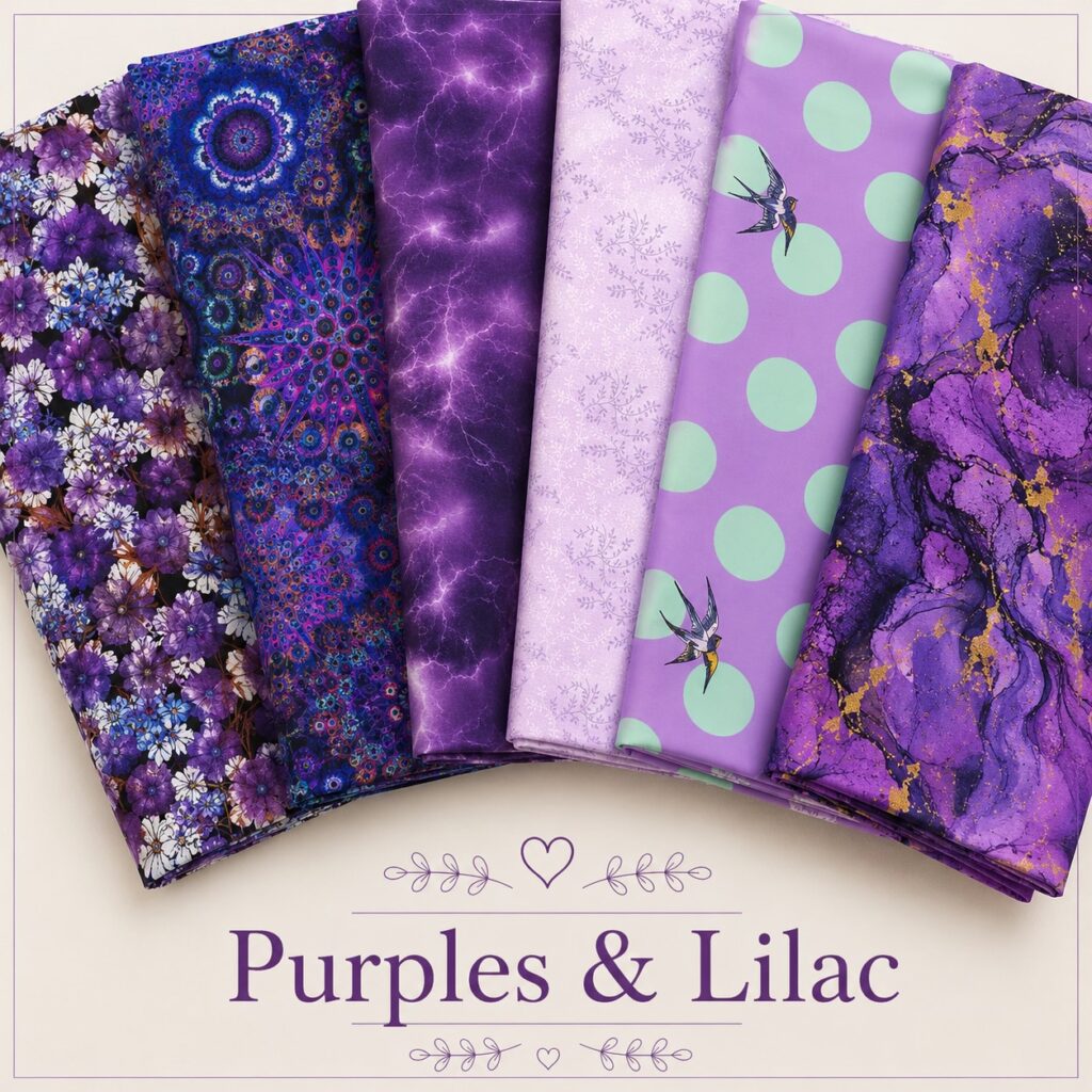 Extra Wide Quilt Backing Fabrics Purples and Lilac Extra Wide Quilt Backing Fabrics Purples and Lilac