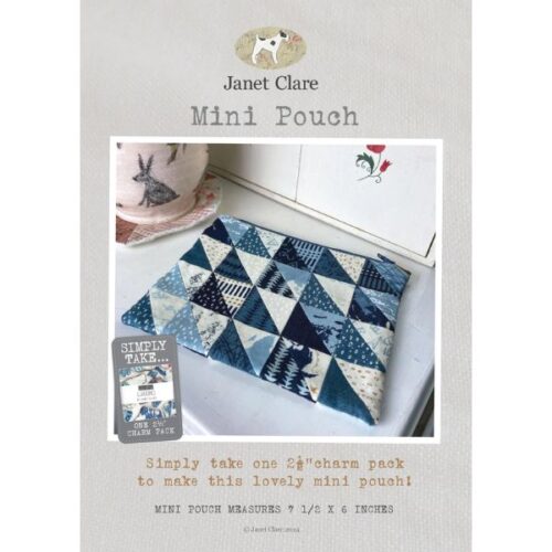 JC264 Mini Pouch Pattern by Janet Clare