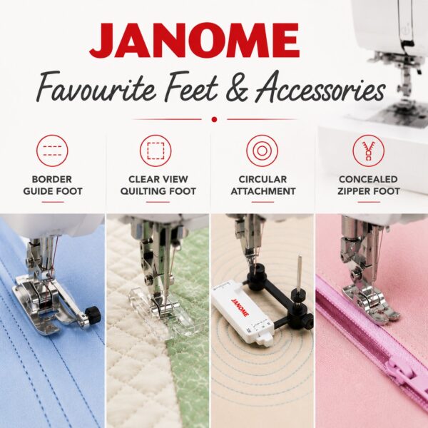 Janome Feet and Accessories Demo