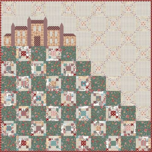 KT-17890 The Abbey Quilt Kit, Northanger Abbey by Jane Austen's House