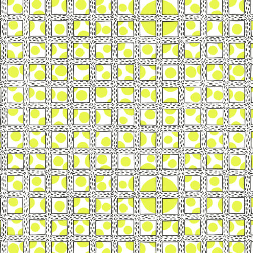 PWPE018.Yellow Doe Dots, Bloom & Burrow by Penny Jeffries