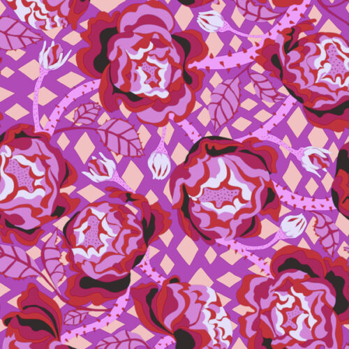 PWPE019.Violet Rose, Bloom & Burrow by Penny Jeffries