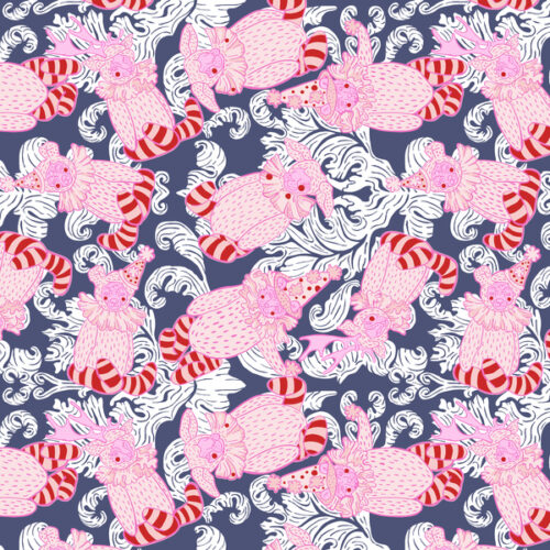 PWPE020.Navy Wild Things, Bloom & Burrow by Penny Jeffries