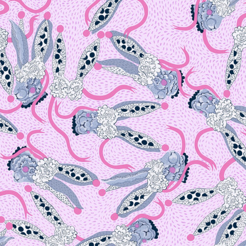 PWPE027.Pink Masked Hare, Bloom & Burrow by Penny Jeffries