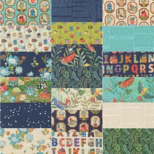 Paper Hamlet Fat Quarter Pack (19 pieces) by Cathe Holden (Cut in house)