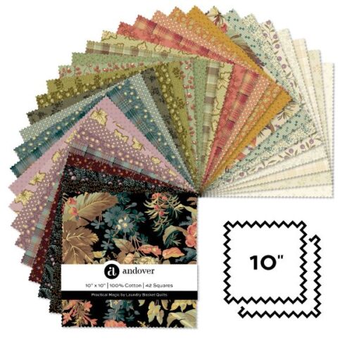 Practical Magic 10in Squares (42 pieces) by Edyta Sitar