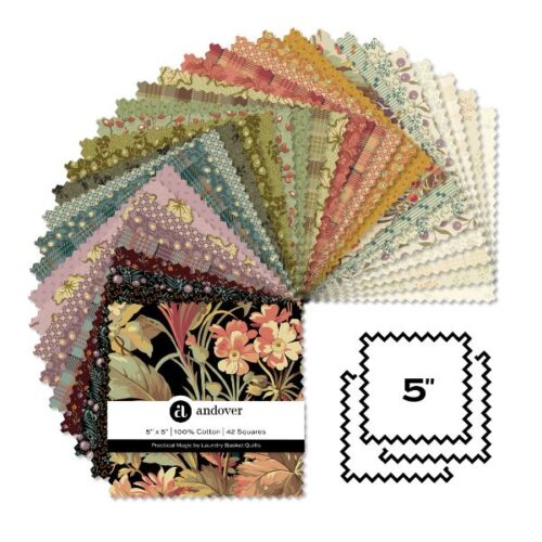 Practical Magic 5in Squares (42 pieces) by Edyta Sitar