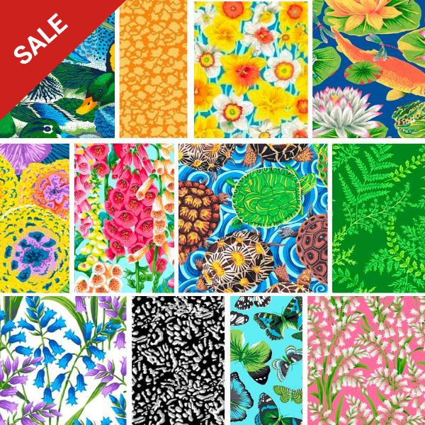Secret Stream Fat Quarter PackSnow Leopard Designs (1)