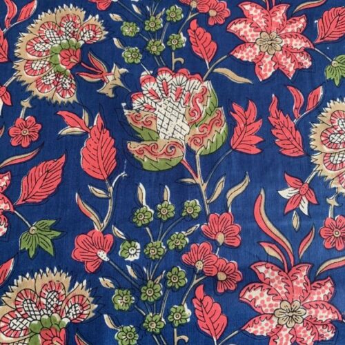 Tajma006 Taj Mahal Blue Cotton Lawn Dressmaking Fabric