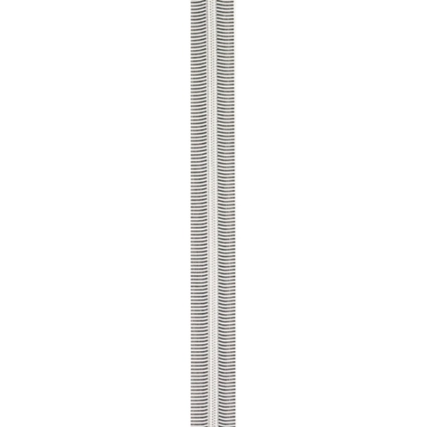 ZBY5C56 Black White Stripe Zipper by the Yard