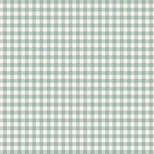 150017 Gingham Duckegg Extra-Wide Backing by Tilda (approx. 108 wide)