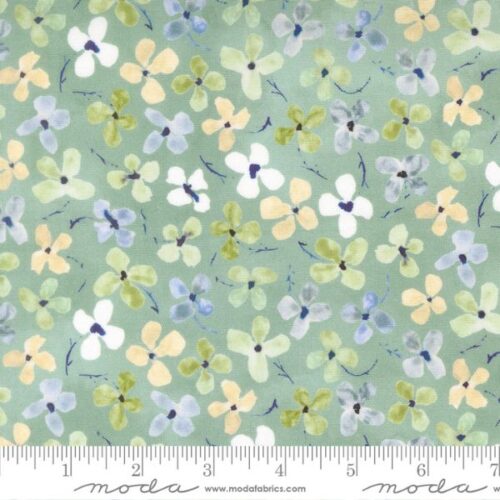 24682 18 Susan Florals Green, Flutterby by Janet Clare