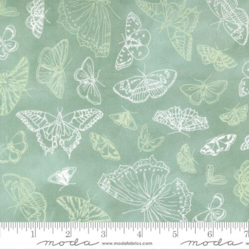 24683 16 Flutter Butterfly Green, Flutterby by Janet Clare