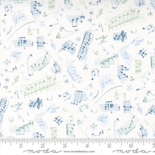 24684 11 Minuet Music Notes, Flutterby by Janet Clare