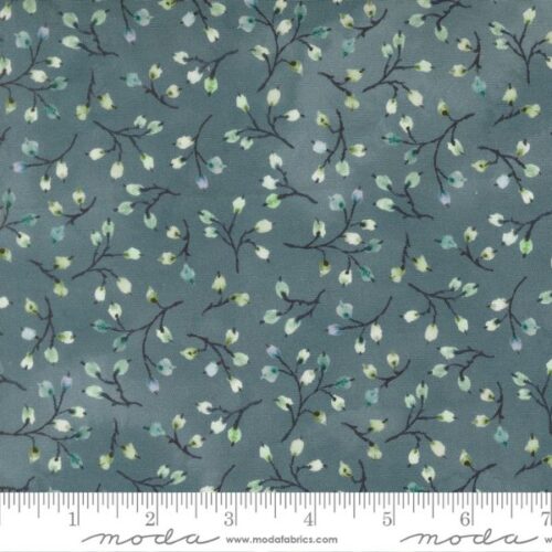 24685 15 Honesty Florals Blue, Flutterby by Janet Clare