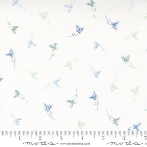 24687 11 Fritillary Butterfly White, Flutterby by Janet Clare