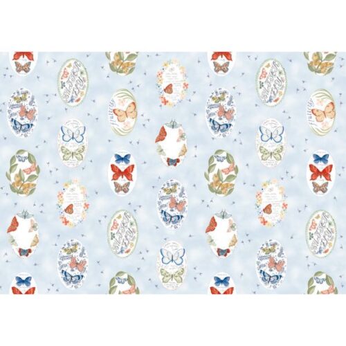 24691 15 Wall Hangings Butterflies Blue, Flutterby by Janet Clare