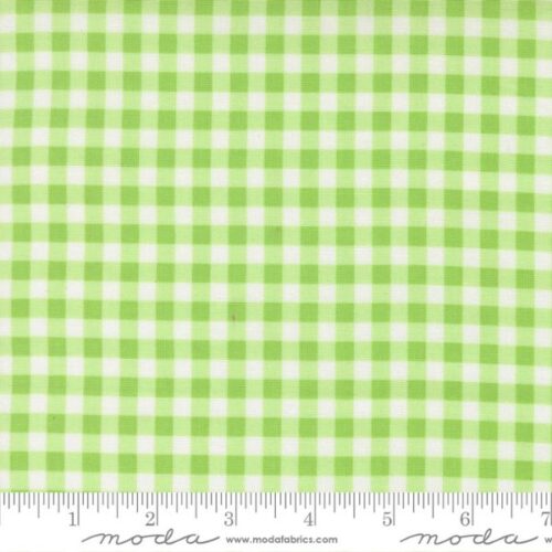 29245 19 Gingham Check Lime, Fruit Salad by Corey Yoder of Coriander Quilts