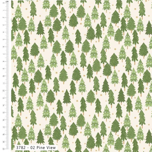 3782-02 Pine View, Frosty Heights by Craft Cotton Co.