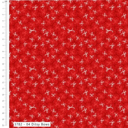 3782-04 Ditsy Bows, Frosty Heights by Craft Cotton Co.