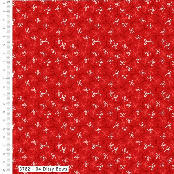 3782-04 Ditsy Bows, Frosty Heights by Craft Cotton Co.