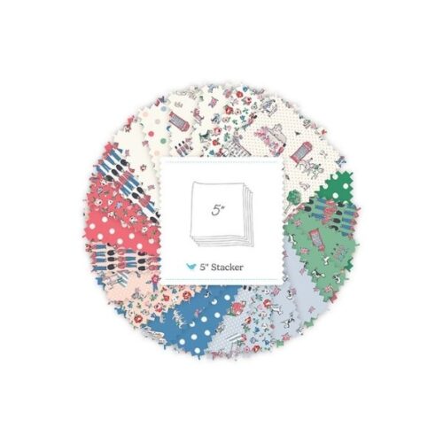 5-18990 From London With Love 5in Squares (42 pieces) by Cath Kidston