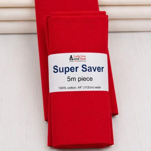 5m Plain Red