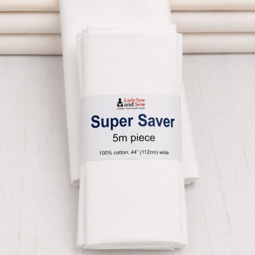 5m Plain White