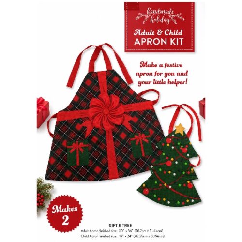 Adult and Child Christmas Apron Kit
