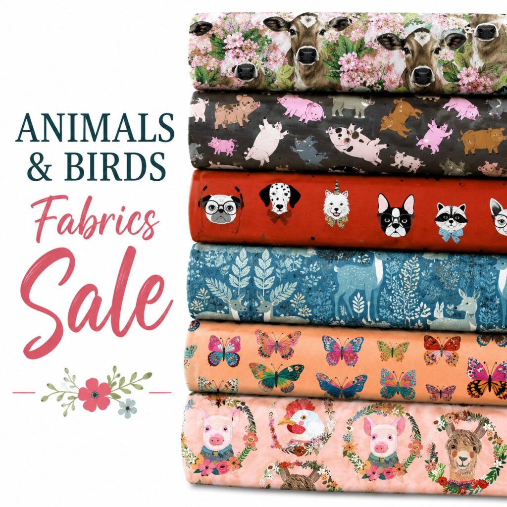 Animals Birds Fabric Sale Animals Birds Fabric Sale