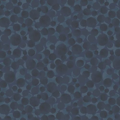 BBF19 Indigo Bumbleberries Flannel by Lewis & Irene