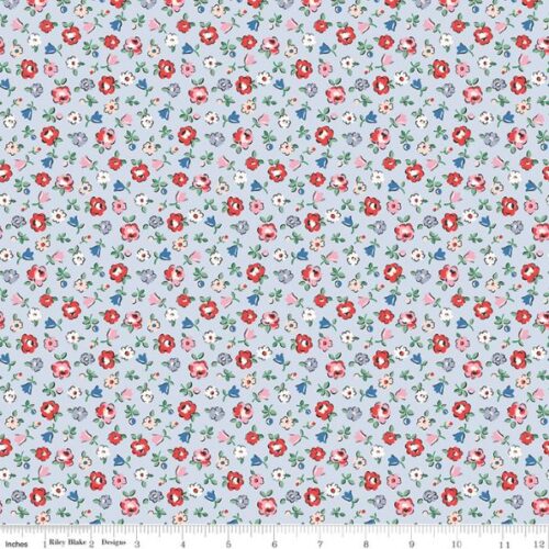 C18991-LTBlue Ditsy Floral, From London With Love by Cath Kidston, Riley Blake