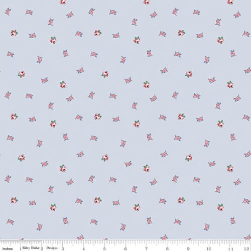 C18992-LTBlue Flags, From London With Love by Cath Kidston, Riley Blake