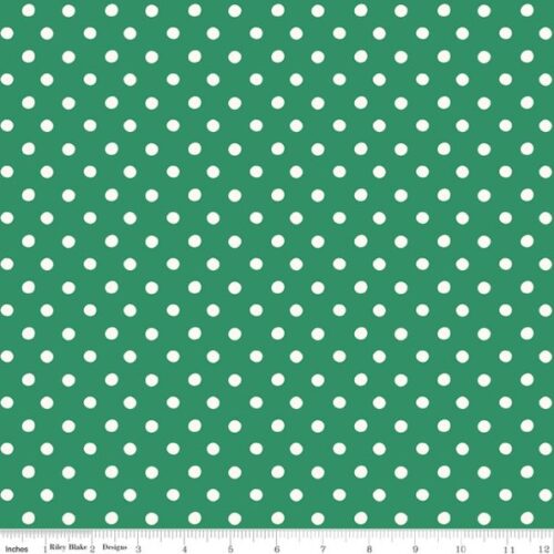 C18994-Green Button Dots, From London With Love by Cath Kidston, Riley Blake