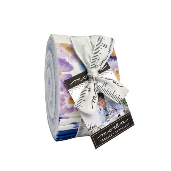 Delphinium 2.5in Jelly Roll (40 pcs) by Janet Clare