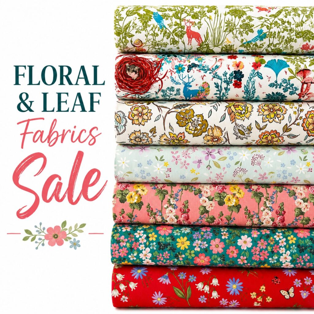 Floral and Leaf Print Sale Fabrics Floral and Leaf Print Sale Fabrics