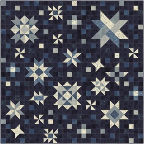 JC103 Bright Above Me Quilt Pattern by Janet Clare