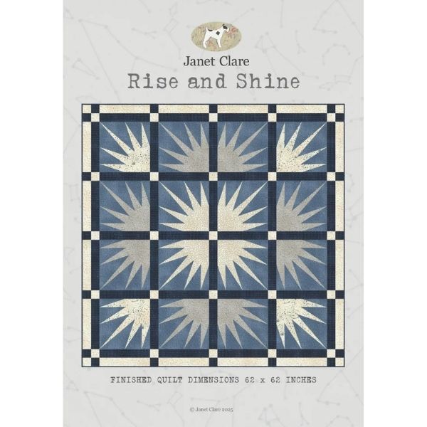JC138 Rise and Shine Quilt Pattern by Janet Clare