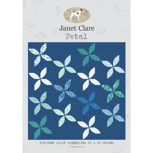 JC247 Petal Quilt Pattern by Janet Clare