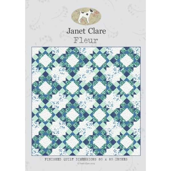 JC249 Fleur Quilt Pattern by Janet Clare