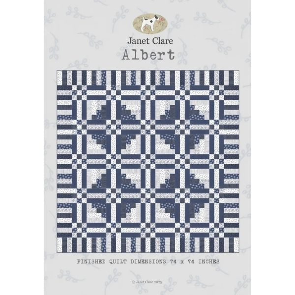 JC260 Albert Quilt Pattern by Janet Clare