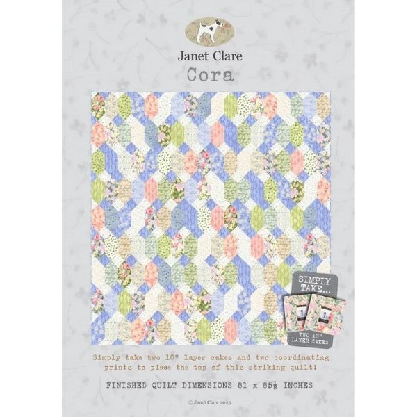 JC266 Cora Quilt Pattern by Janet Clare