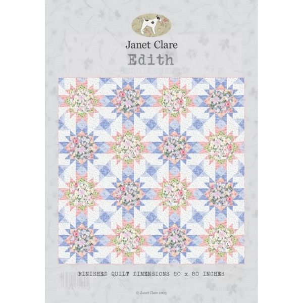 JC267 Edith Quilt Pattern by Janet Clare