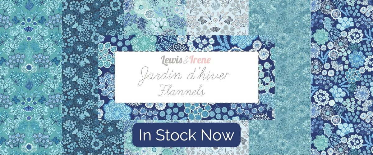 Jardin d'Hiver Flannel by Lewis & Irene
