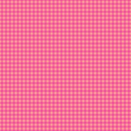 L35A Pink and Peach Mini Gingham, Patchwork Joy by Lewis & Irene
